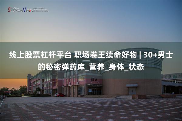 线上股票杠杆平台 职场卷王续命好物 | 30+男士的秘密弹药库_营养_身体_状态