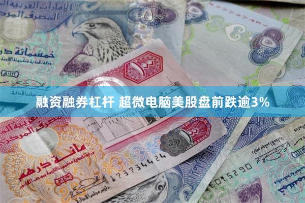 融资融券杠杆 超微电脑美股盘前跌逾3%